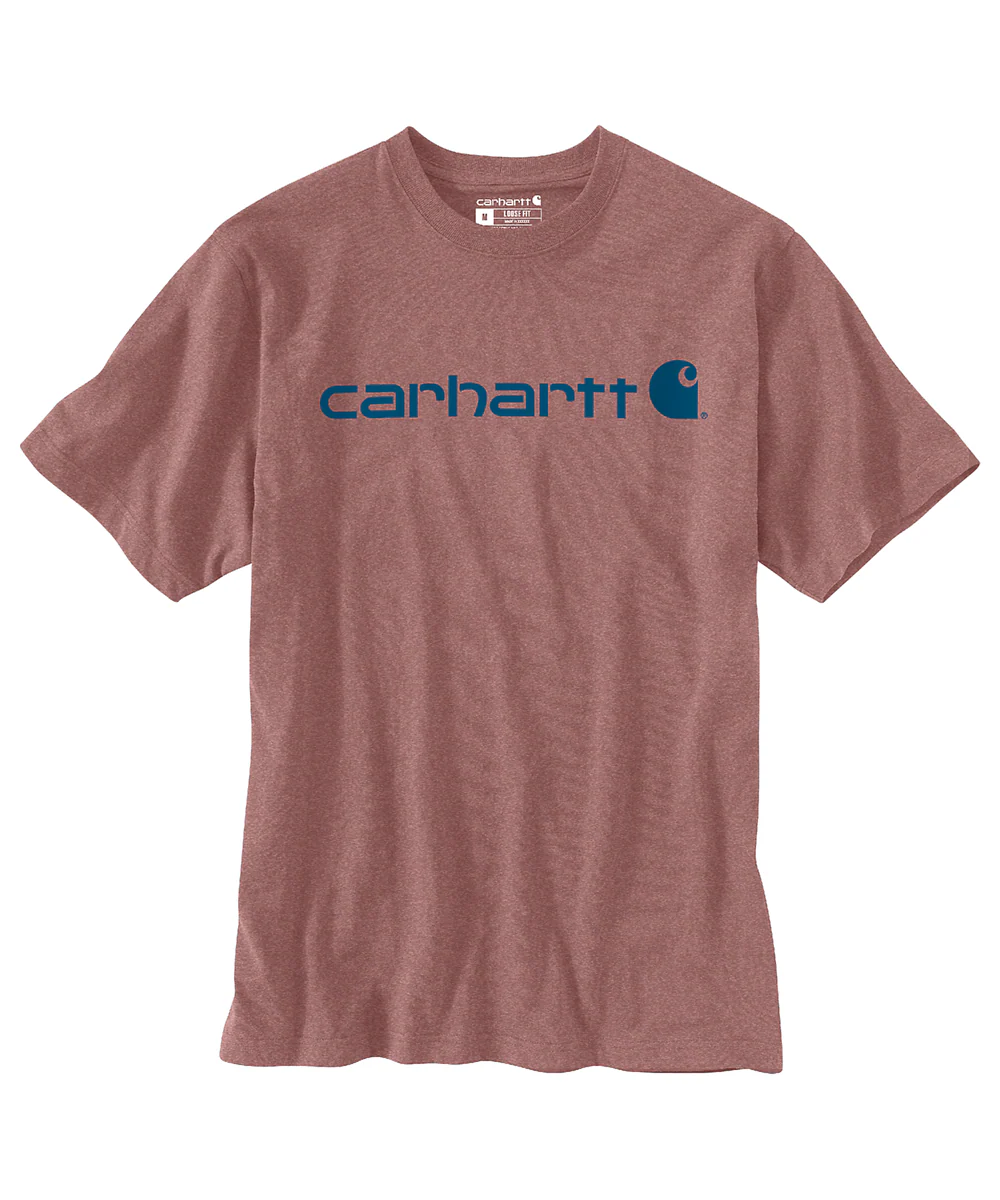 Carhartt K195 Signature Logo T-Shirt - Apple Butter Heather - Image 2