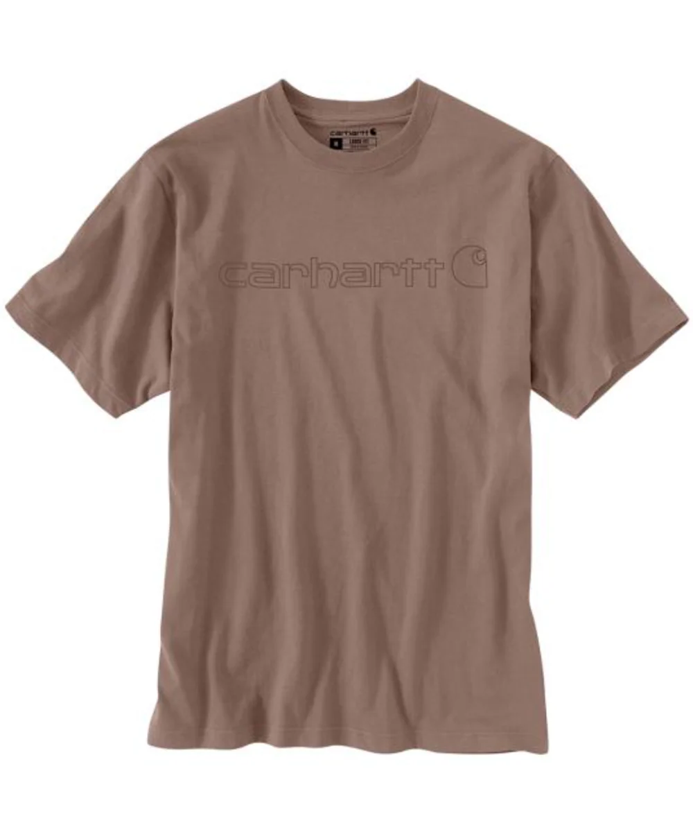 Carhartt K195 Signature Logo T-Shirt - Soft Sepia - Image 2