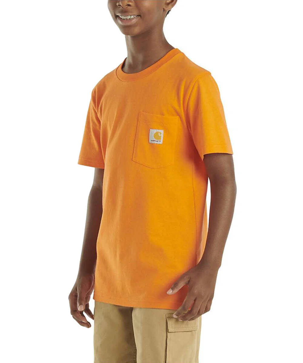 Carhartt Kids Short Sleeve Pocket T-shirt - Exotic Orange