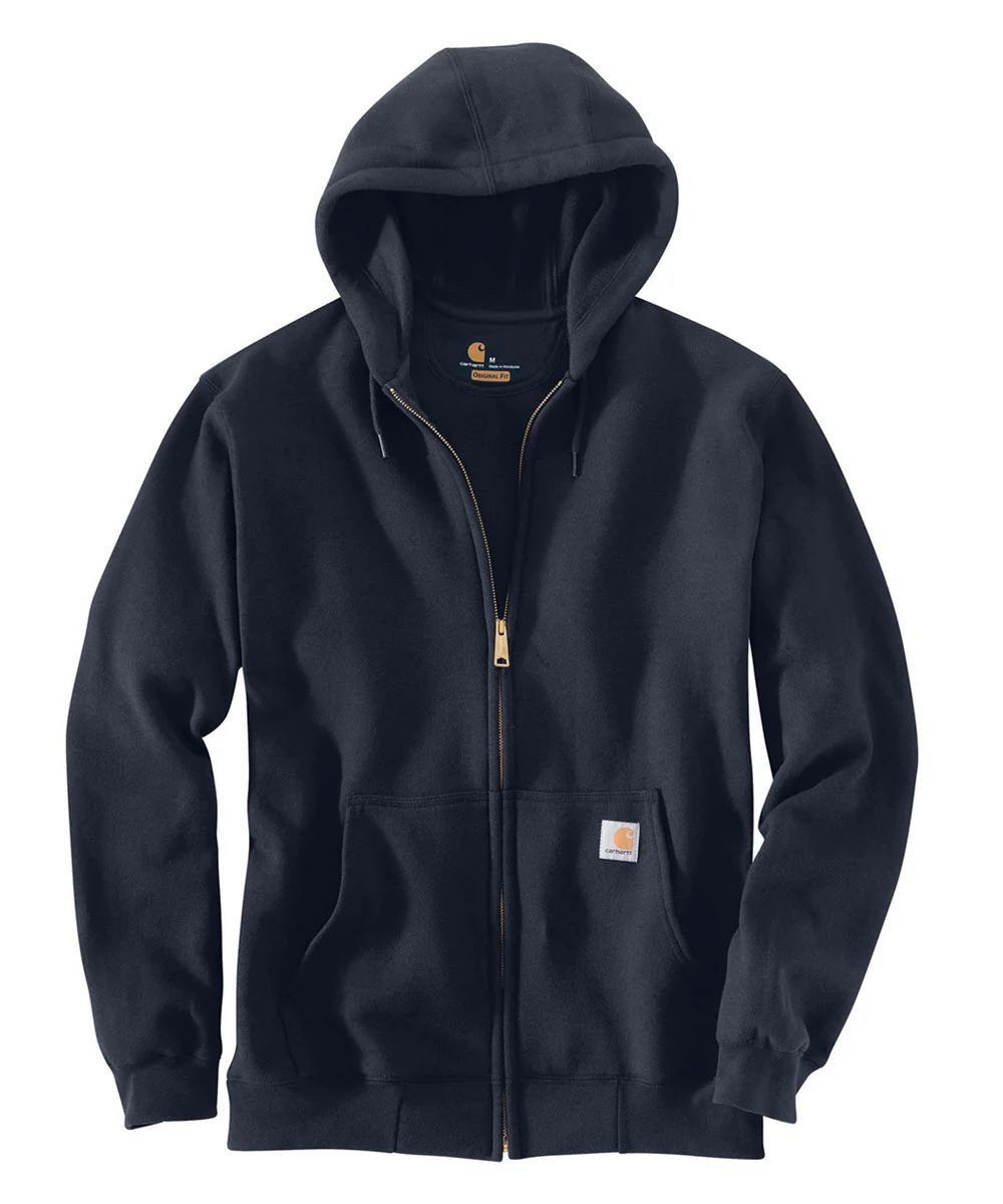Carhartt Men’s Midweight Zipper Hooded Sweatshirt - New Navy - Image 2