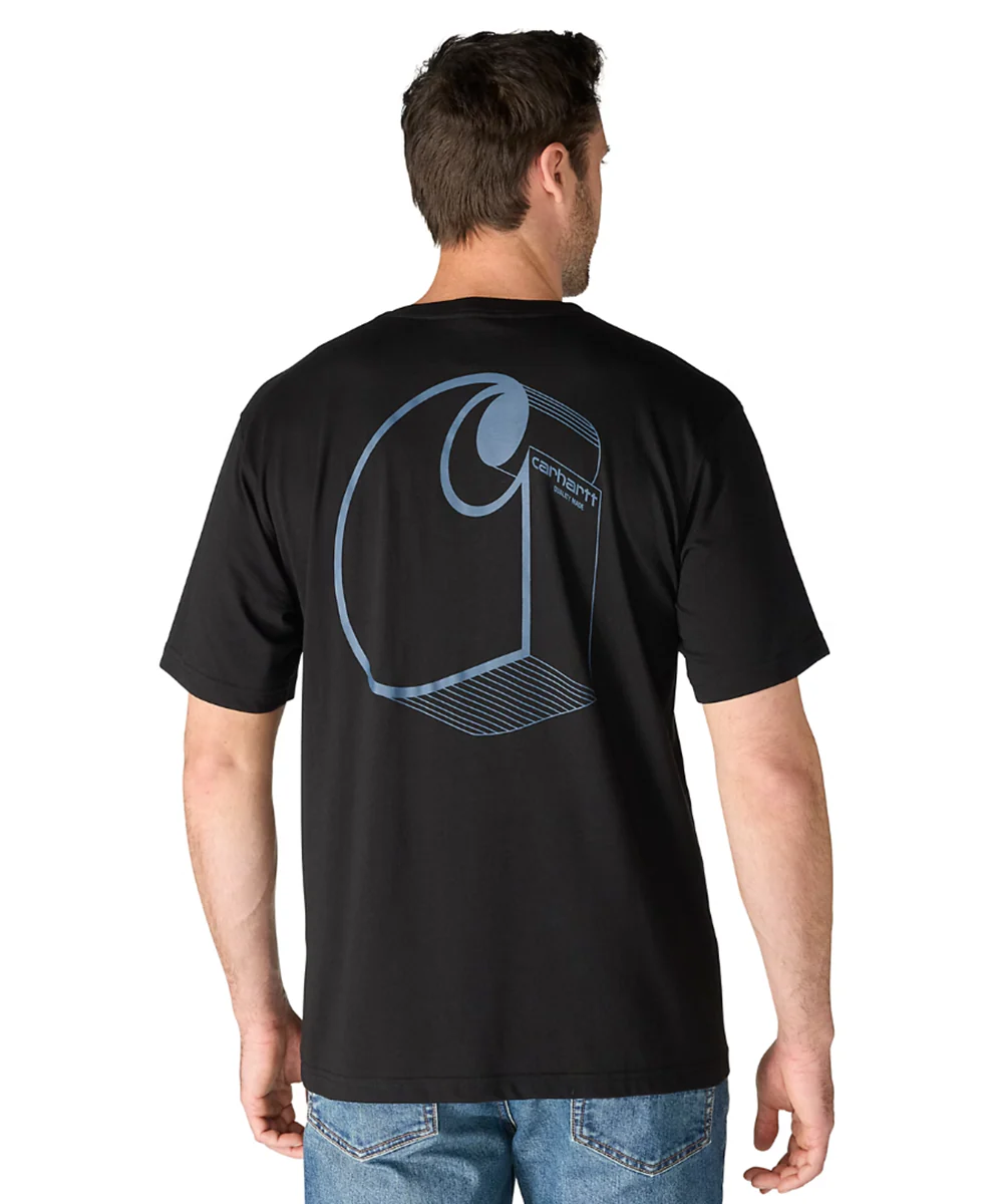 Carhartt Men's Irvine 3D Logo T-shirt - Black