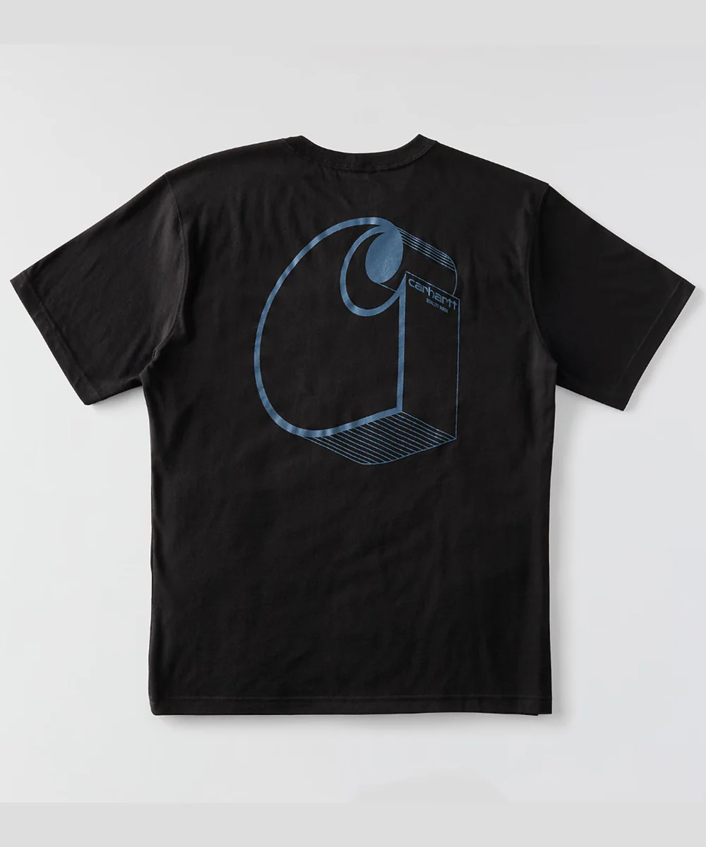 Carhartt Men's Irvine 3D Logo T-shirt - Black - Image 2