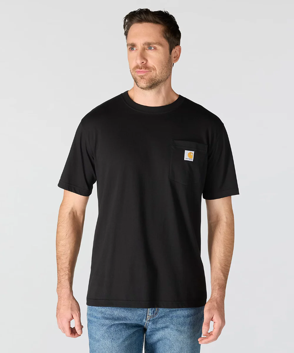 Carhartt Men's Irvine 3D Logo T-shirt - Black - Image 3