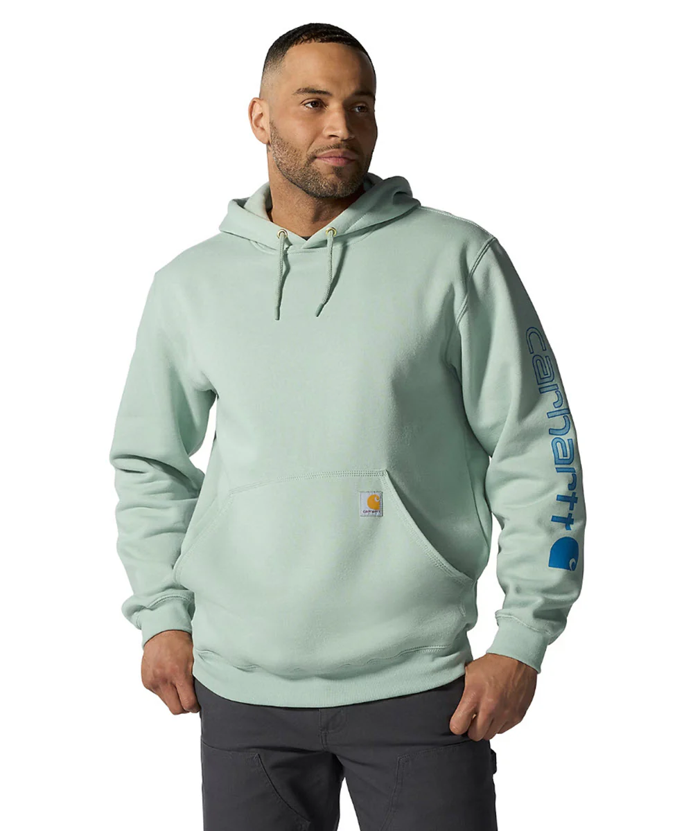 Carhartt Midweight Logo Hooded Sweatshirt - Seakbrook