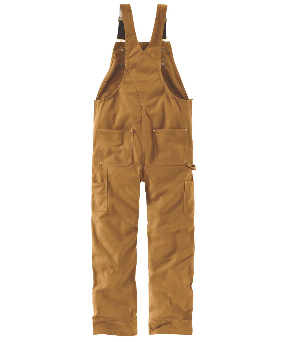 Carhartt R01 Duck Bib Overalls - Carhartt Brown - Image 6