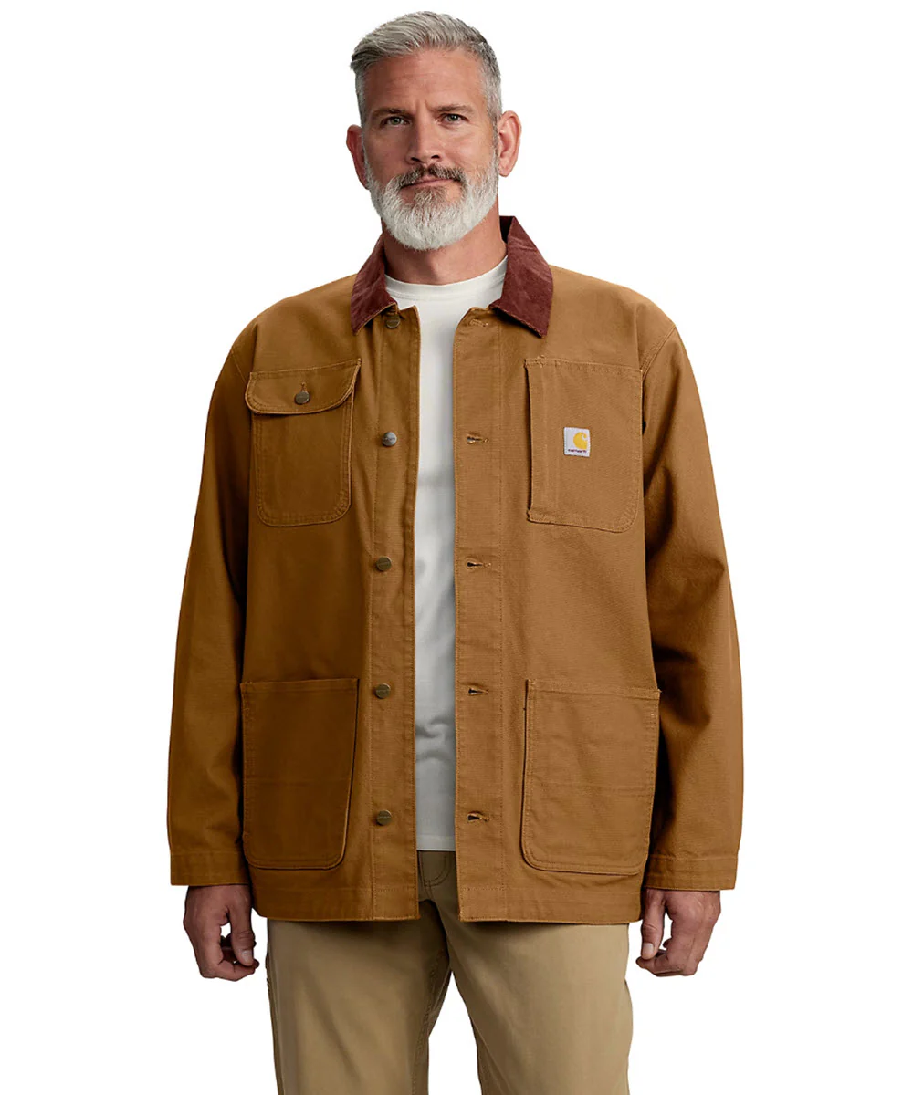 Carhartt Rugged Flex Duck Chore Coat - Carhartt Brown