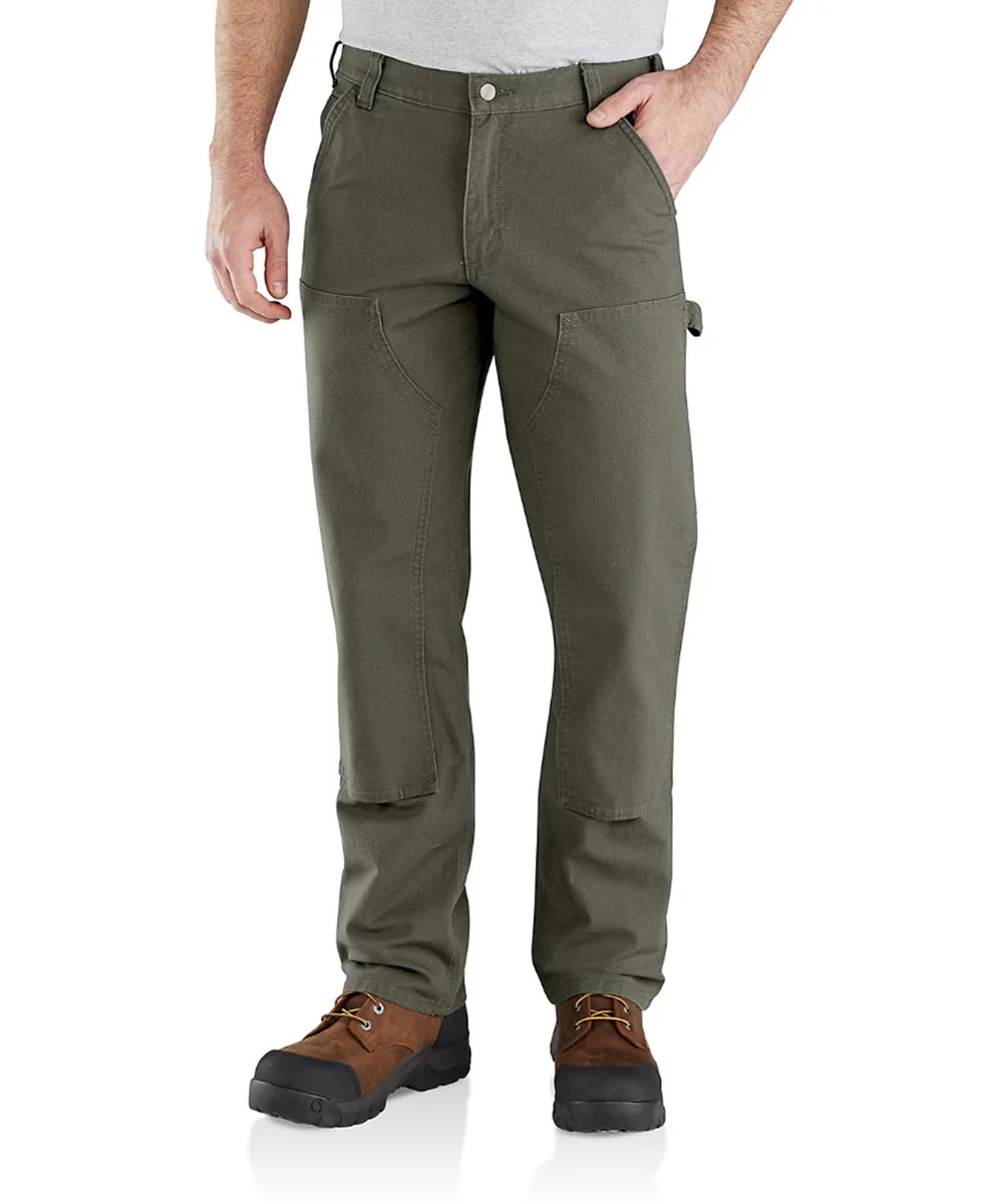 Carhartt Rugged Flex Relaxed Fit Double Front Dungaree - Moss