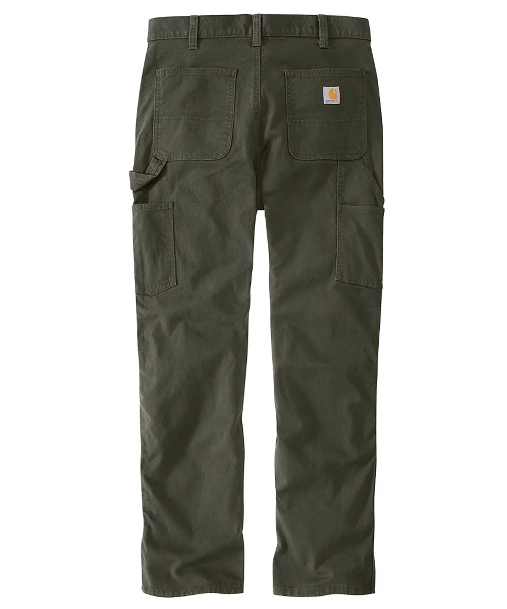 Carhartt Rugged Flex Relaxed Fit Double Front Dungaree - Moss - Image 2