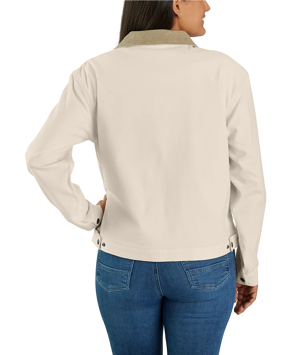 Carhartt Women's Canvas Detroit Jacket - Natural - Image 2