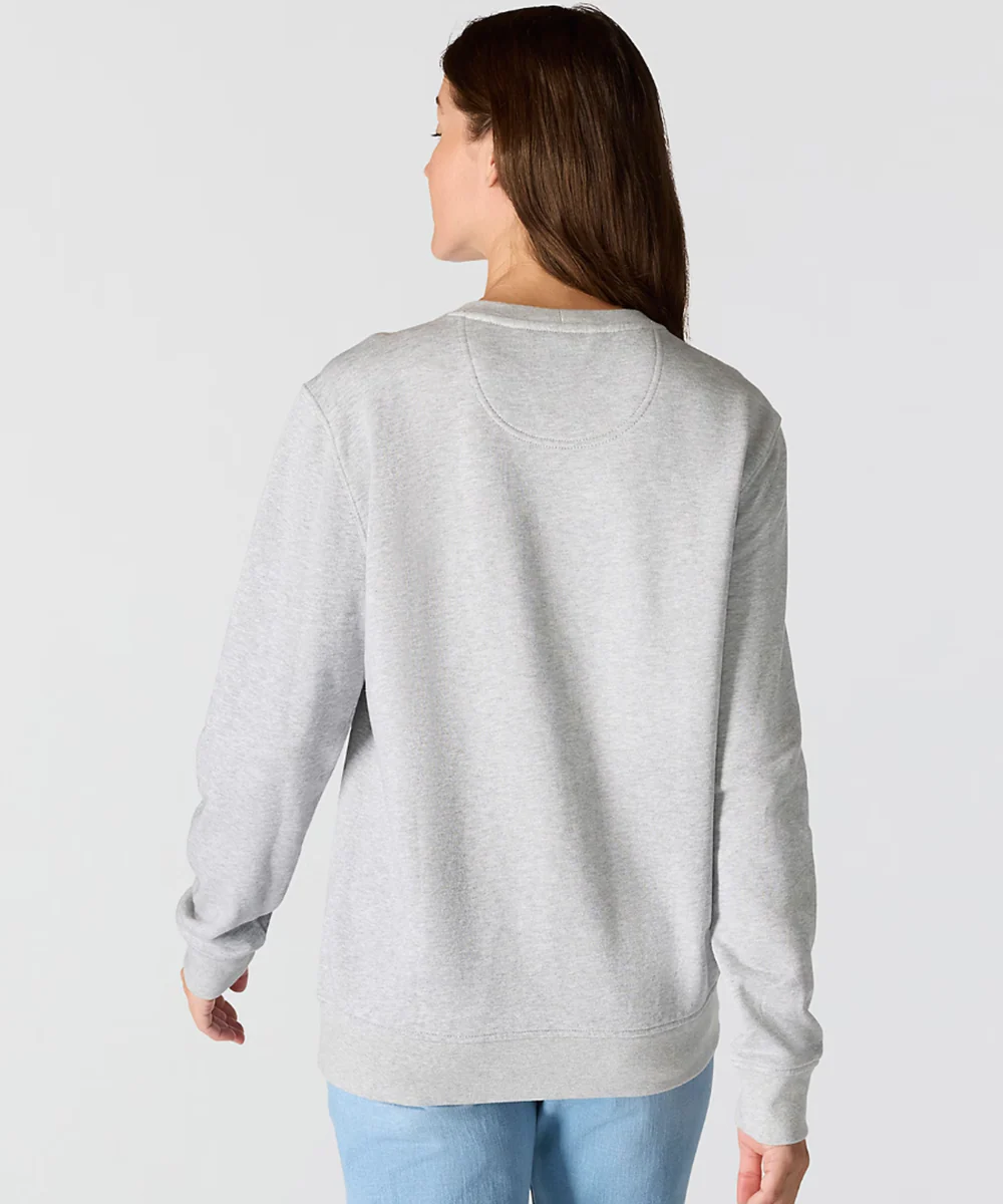 Carhartt Women's Midweight Tencel Crew Neck Sweatshirt - Heather Grey - Image 2