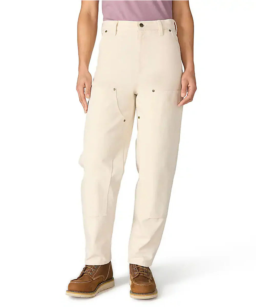 Carhartt Women's Vintage Double Front Canvas Pants - Undyed Ecru
