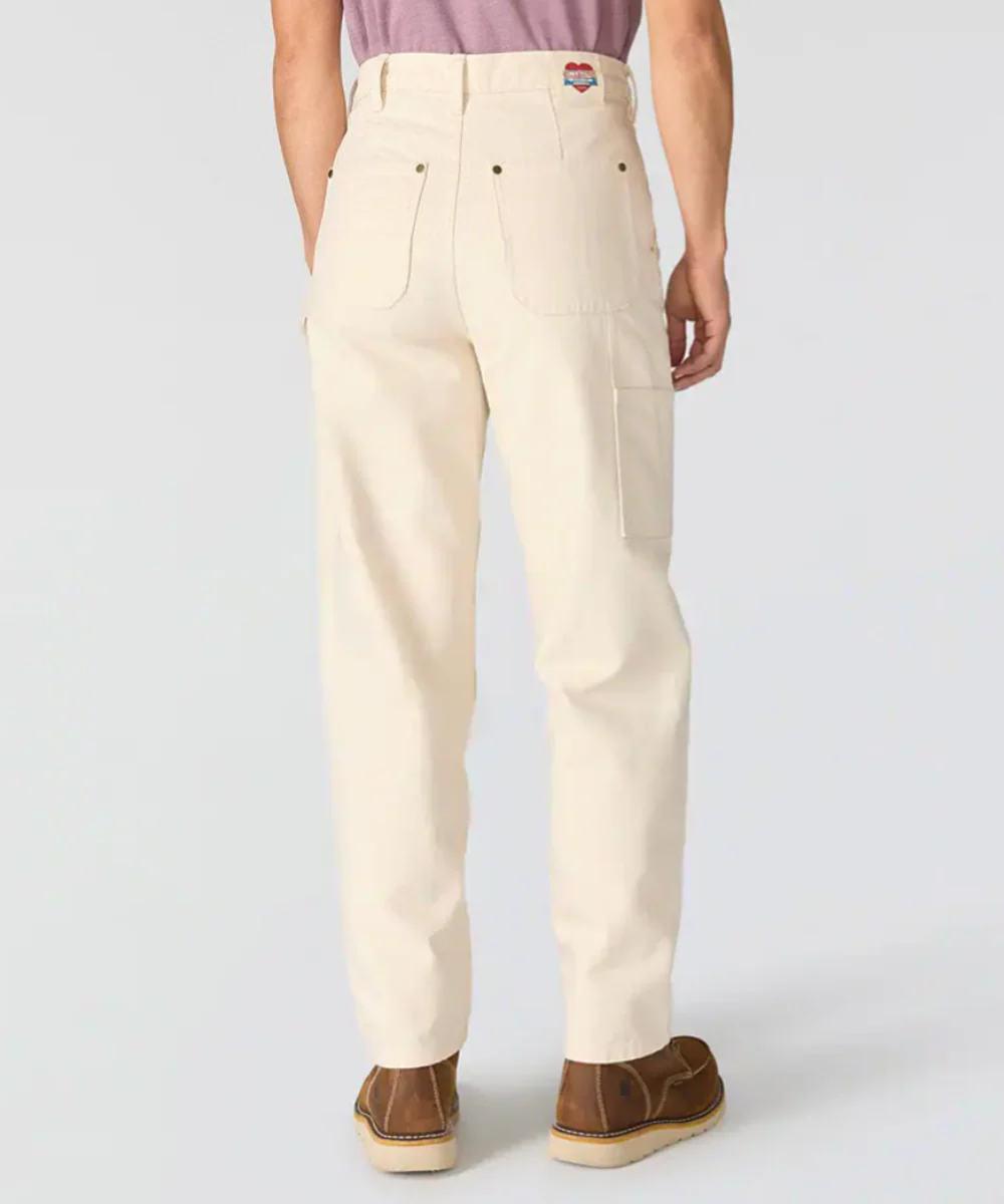 Carhartt Women's Vintage Double Front Canvas Pants - Undyed Ecru - Image 2
