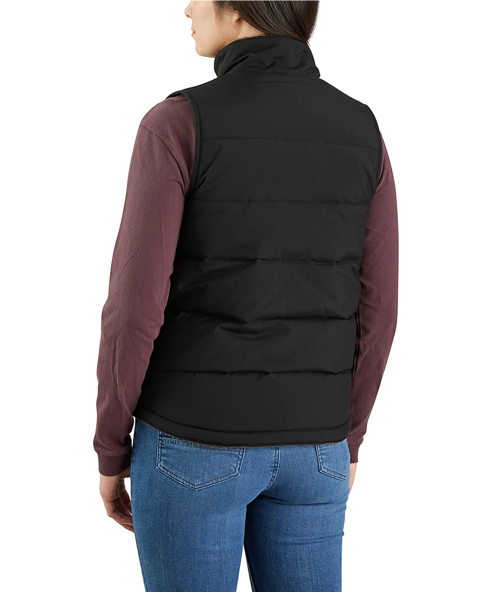 Carhartt Women's Sherpa Quilted Vest - Black - Image 3