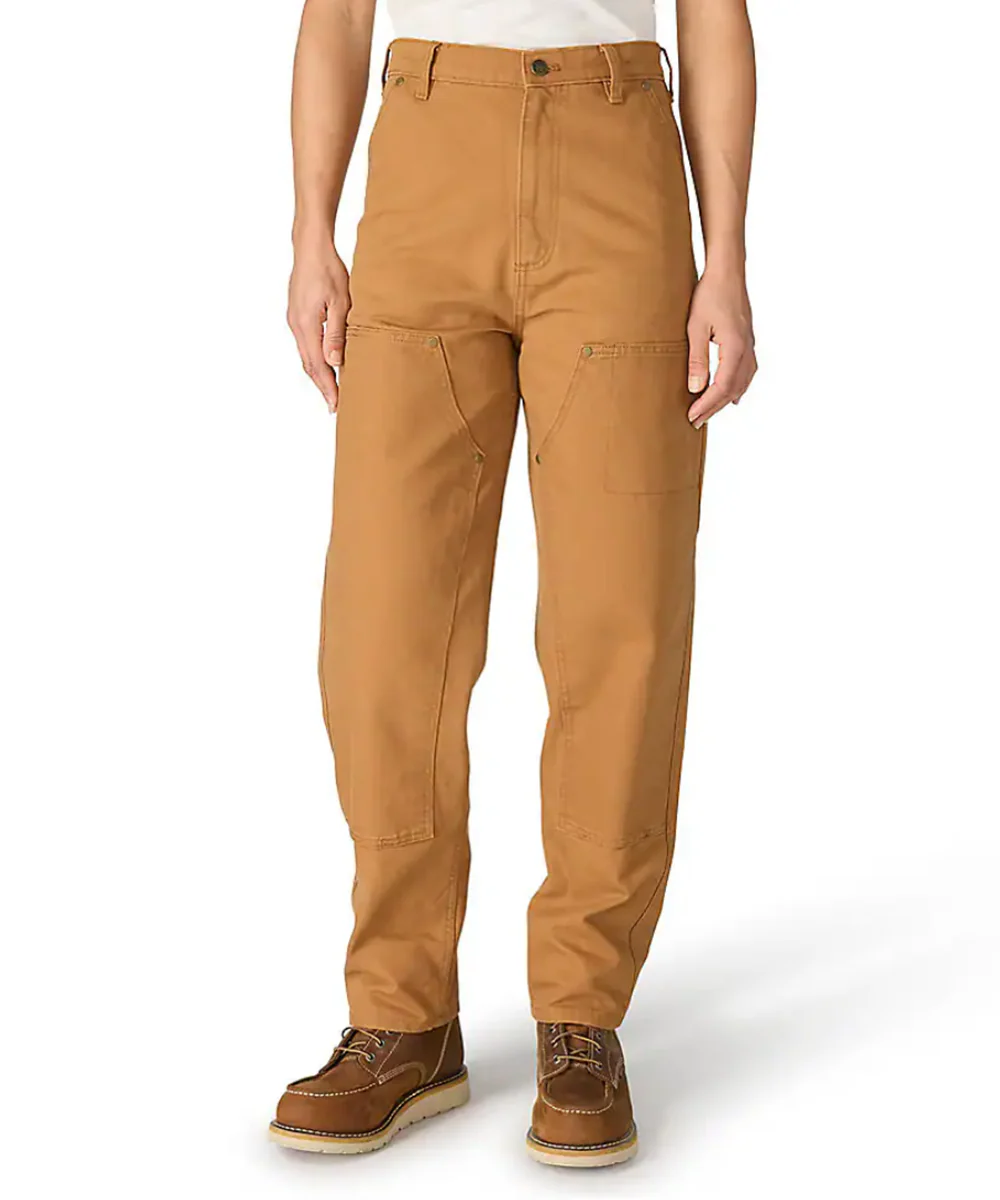 Carhartt Women's Vintage Double Front Canvas Pants - Carhartt Brown