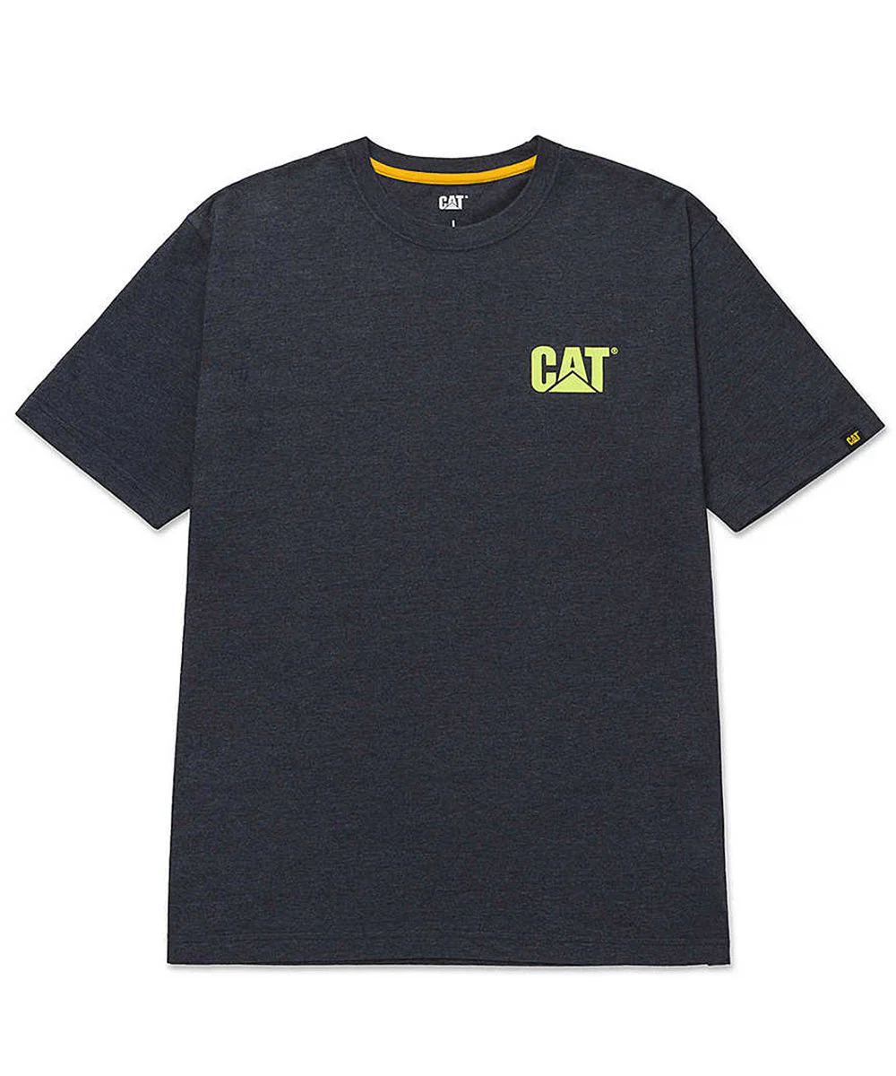 Caterpillar Short Sleeve Trademark T-shirt - Navy Heather