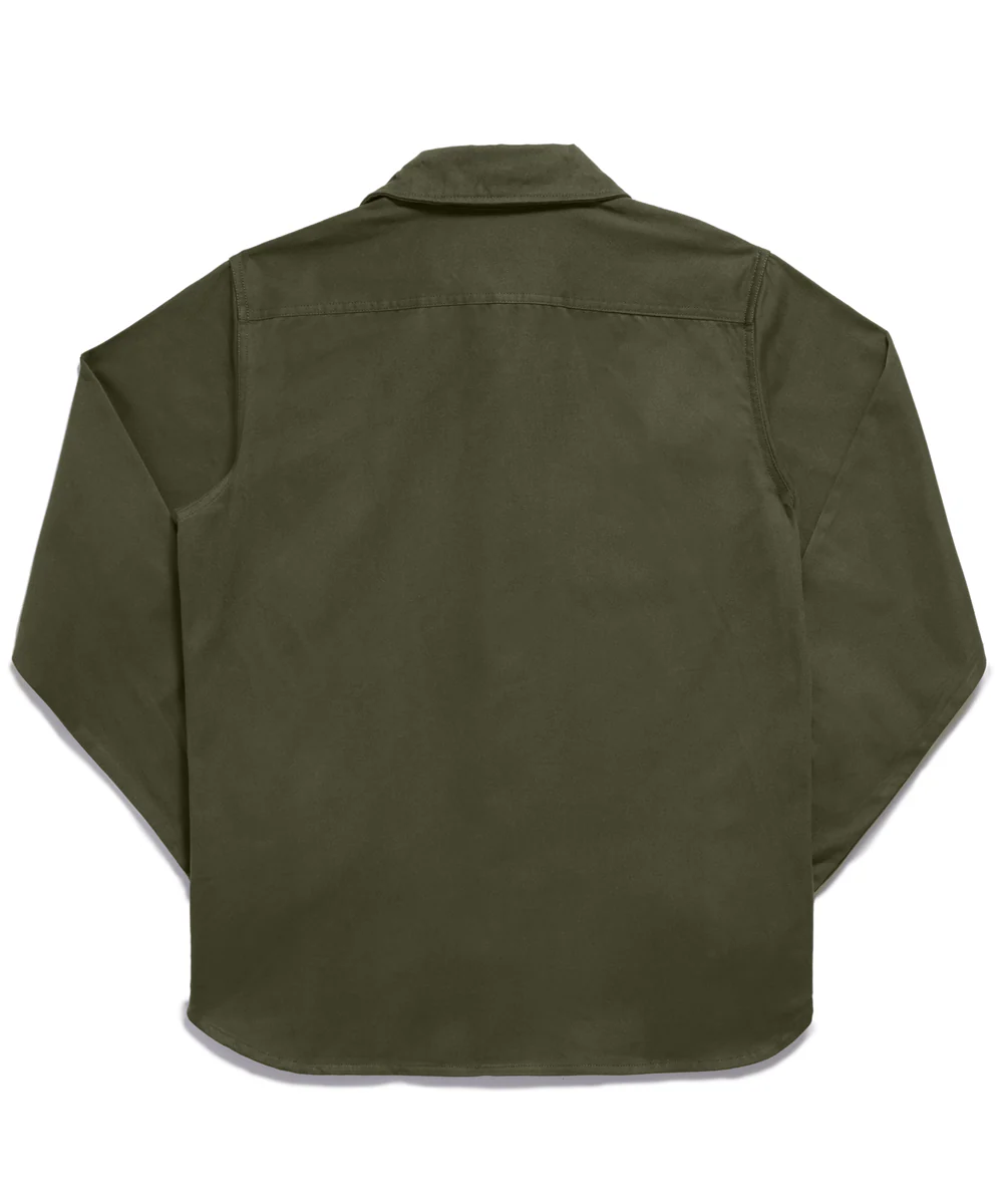 Dave's New York Everyday Flannel Long Sleeve Shirt - Olive - Image 3