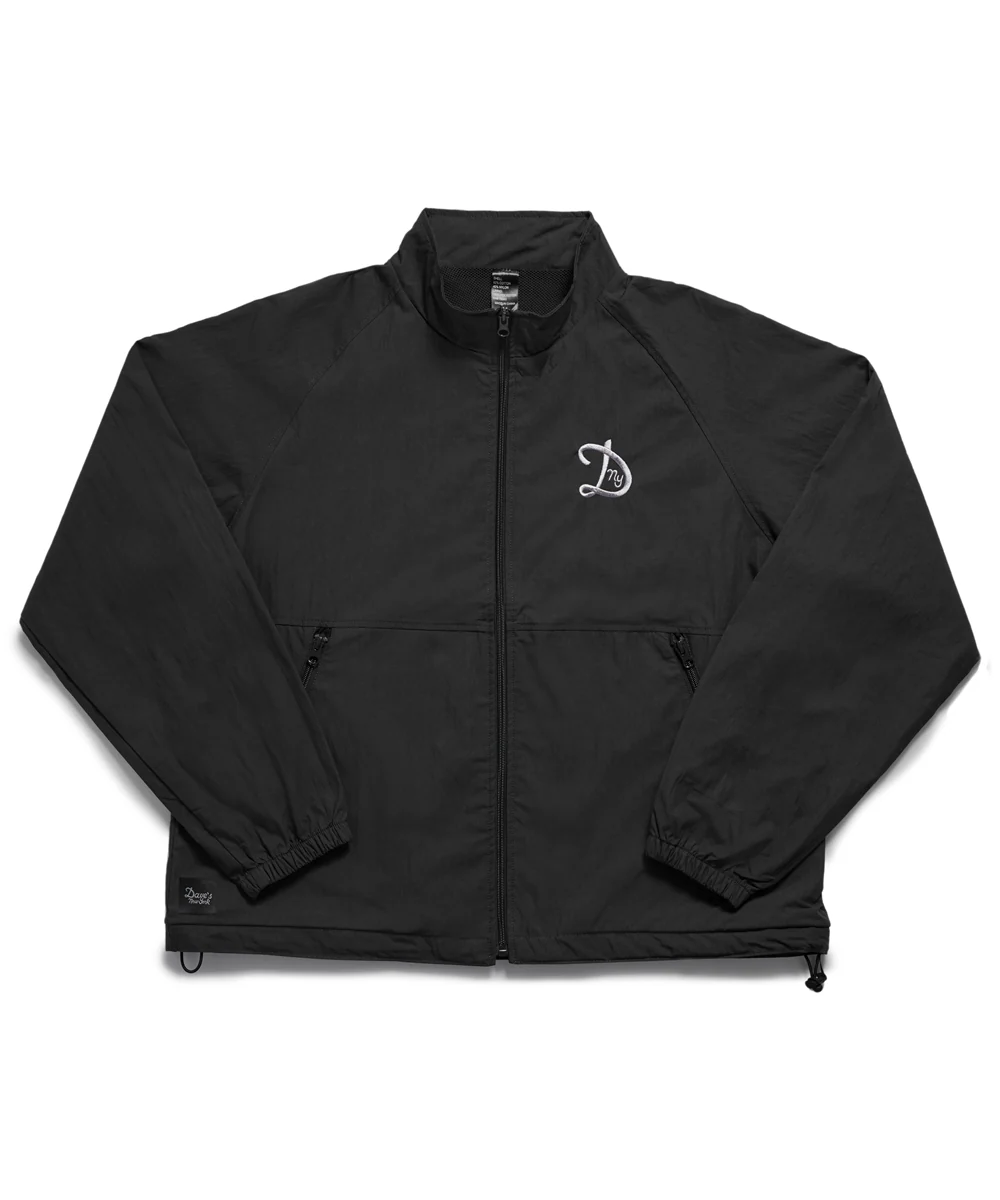 Dave's New York Nylon Track Jacket - Black