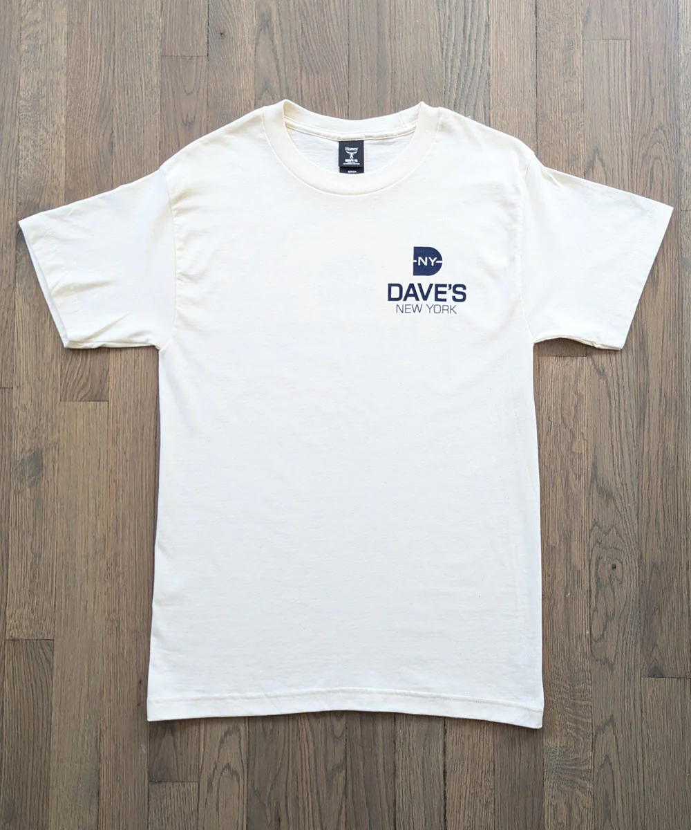 Dave's New York 'Built For' Short Sleeve T-shirt - Natural - Image 2