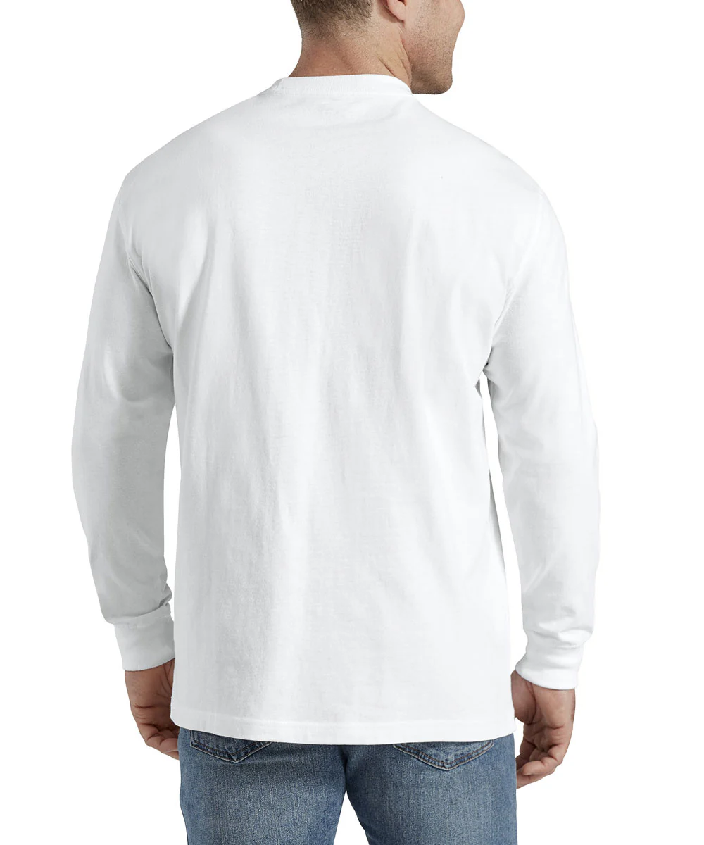 Dickies Heavyweight Long Sleeve Pocket T-shirt - White - Image 2