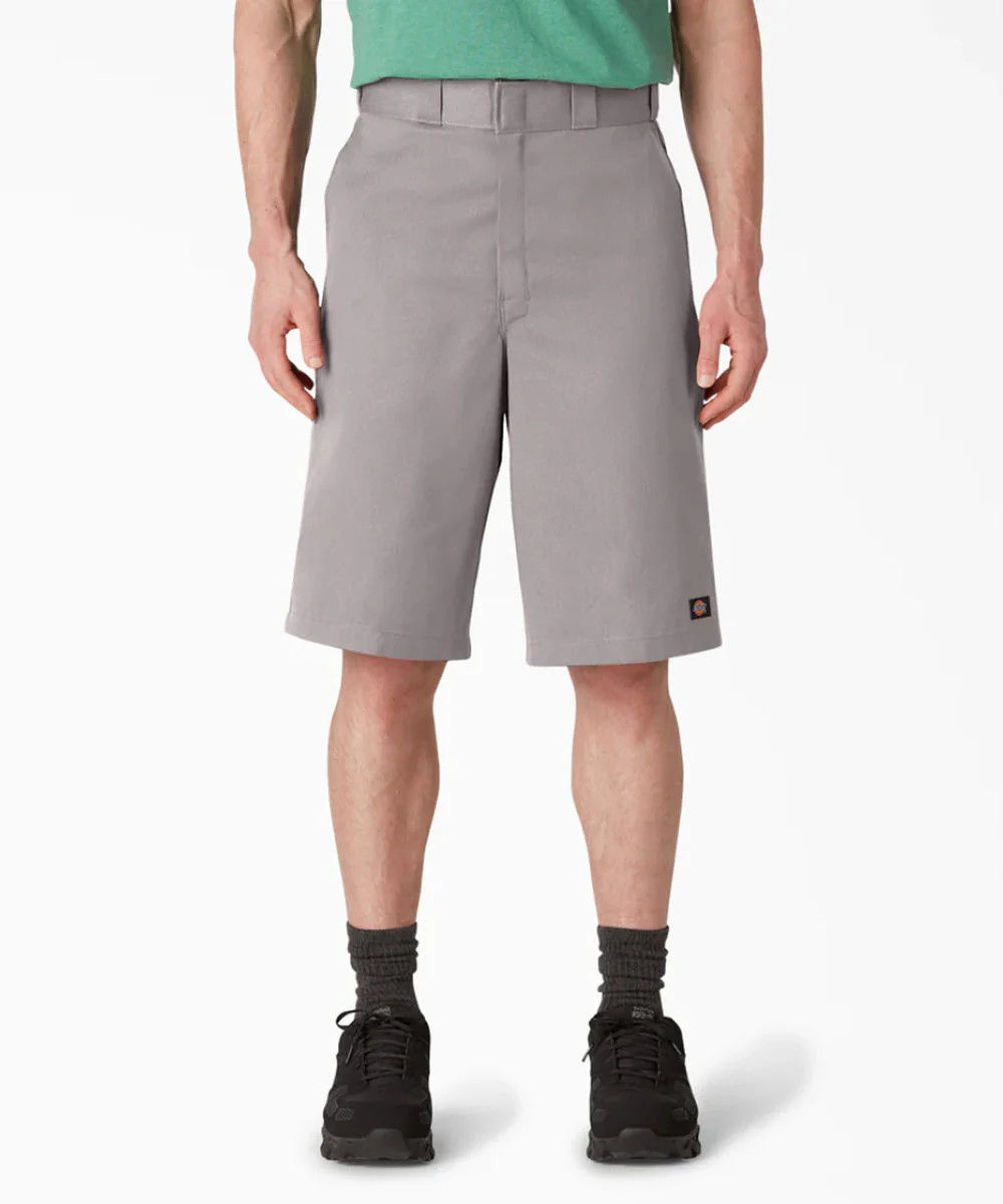 Dickies Men's 13” Loose Fit Multi-Pocket Work Shorts - Silver