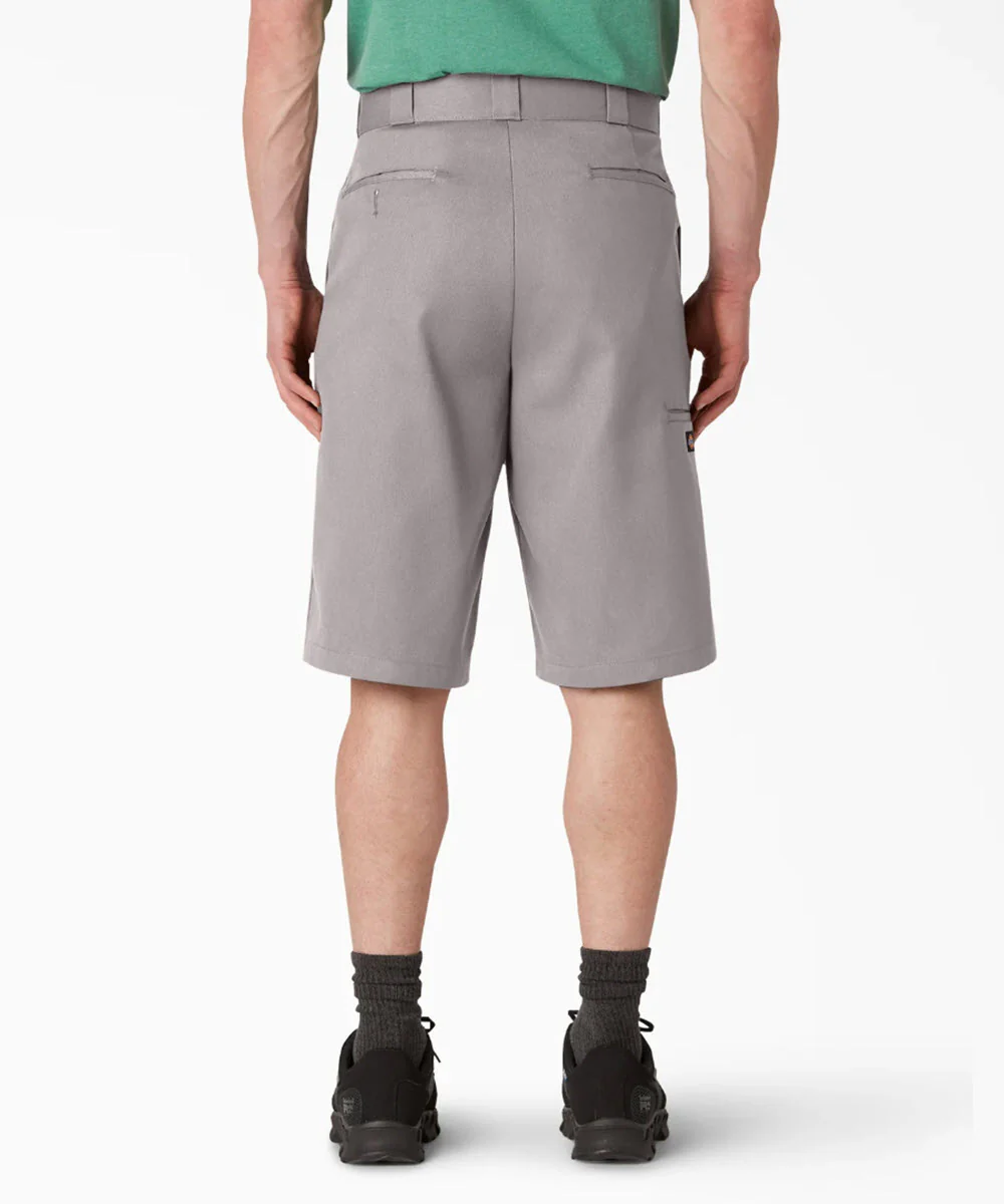 Dickies Men's 13” Loose Fit Multi-Pocket Work Shorts - Silver - Image 2