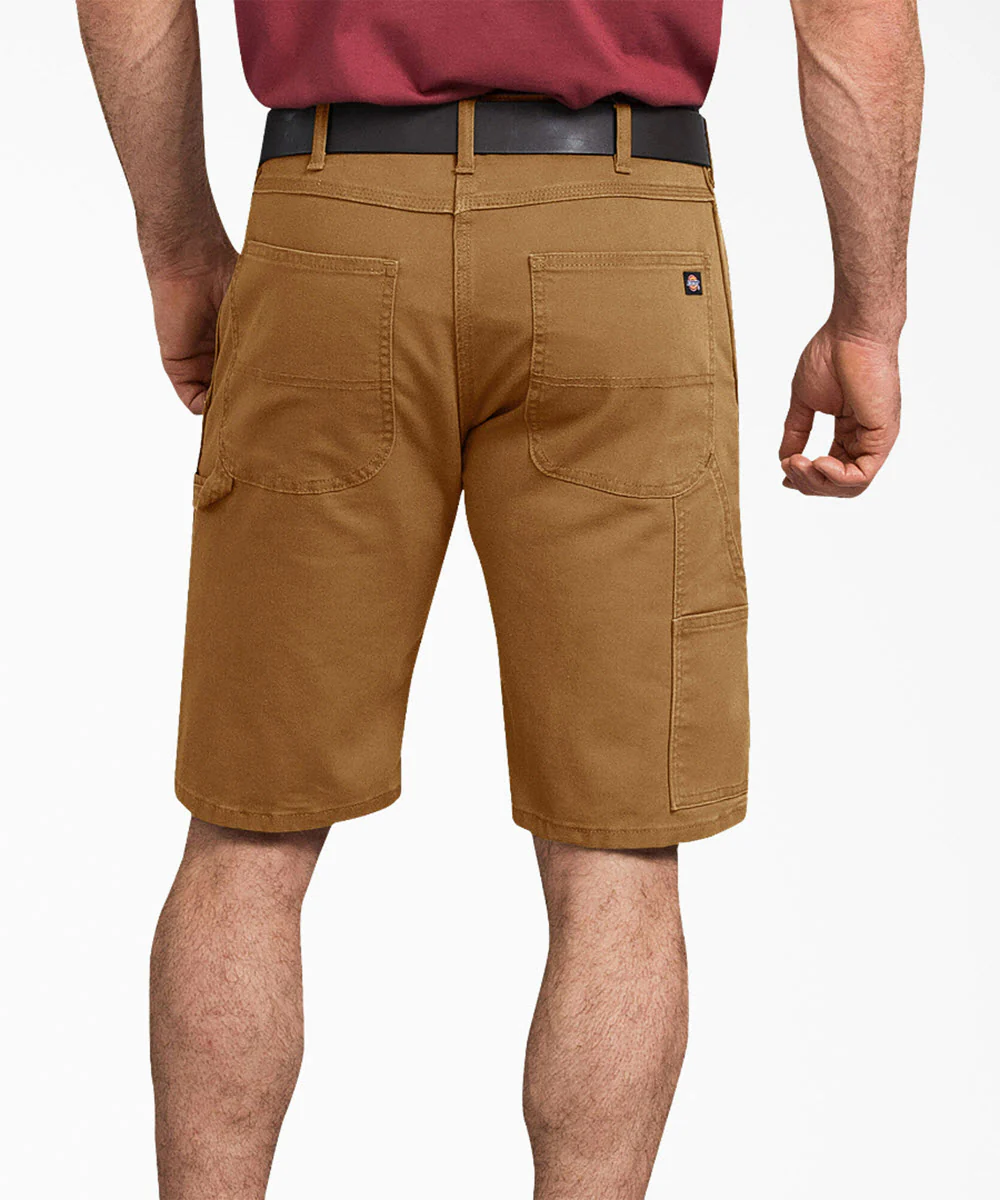 Dickies Men's Tough Max Duck Carpenter Shorts - Stonewashed Brown Duck - Image 2