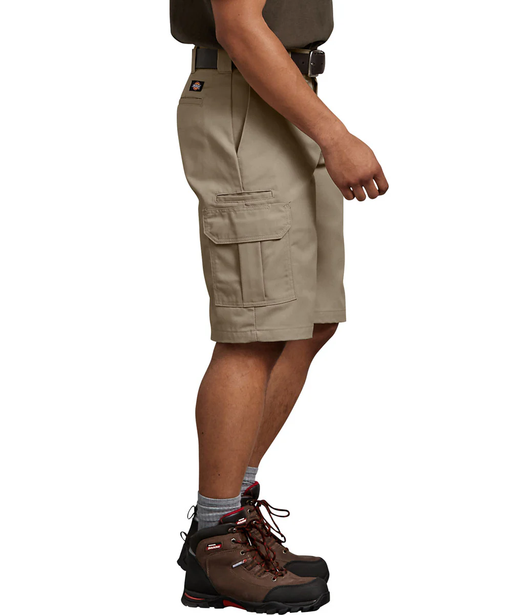 Dickies Men's Twill 11” Cargo Shorts - Desert Sand - Image 2