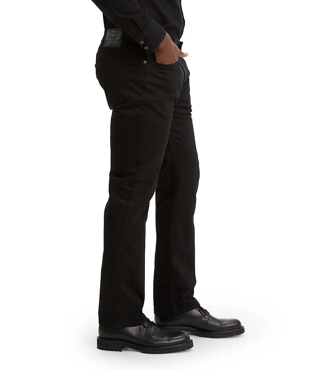 Levi’s Men's 514 Straight Fit Jeans - Black - Image 6