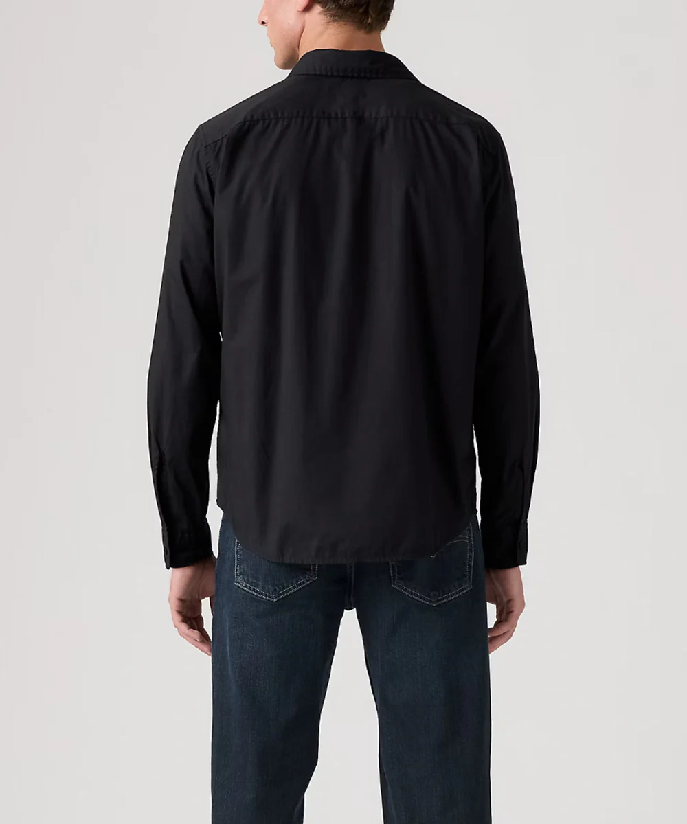 Levi's Men's One-Pocket Oxford Shirt - Black - Image 2