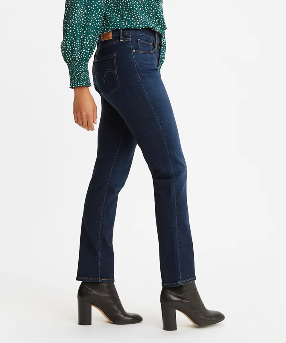 Levi's Women's Classic Mid Rise Straight Fit Jeans - Cobalt Haze - Image 2
