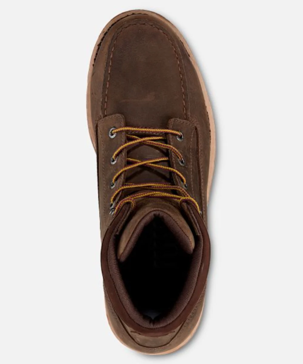 Red Wing Shoes Traction Tred Lite Safety Toe Work Boots - Brown - Image 4