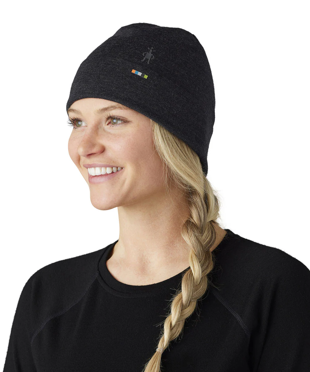 Smartwool Merino Wool Cuffed Beanie - Charcoal - Image 3