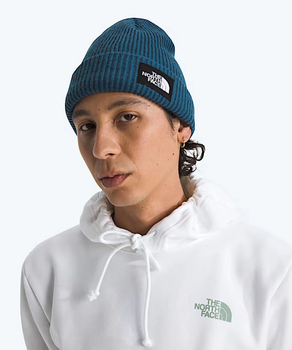 The North Face Salty Lined Beanie - Shady Blue - Image 2