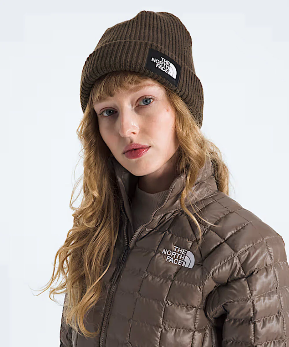 The North Face Salty Lined Beanie - Smokey Brown - Image 2