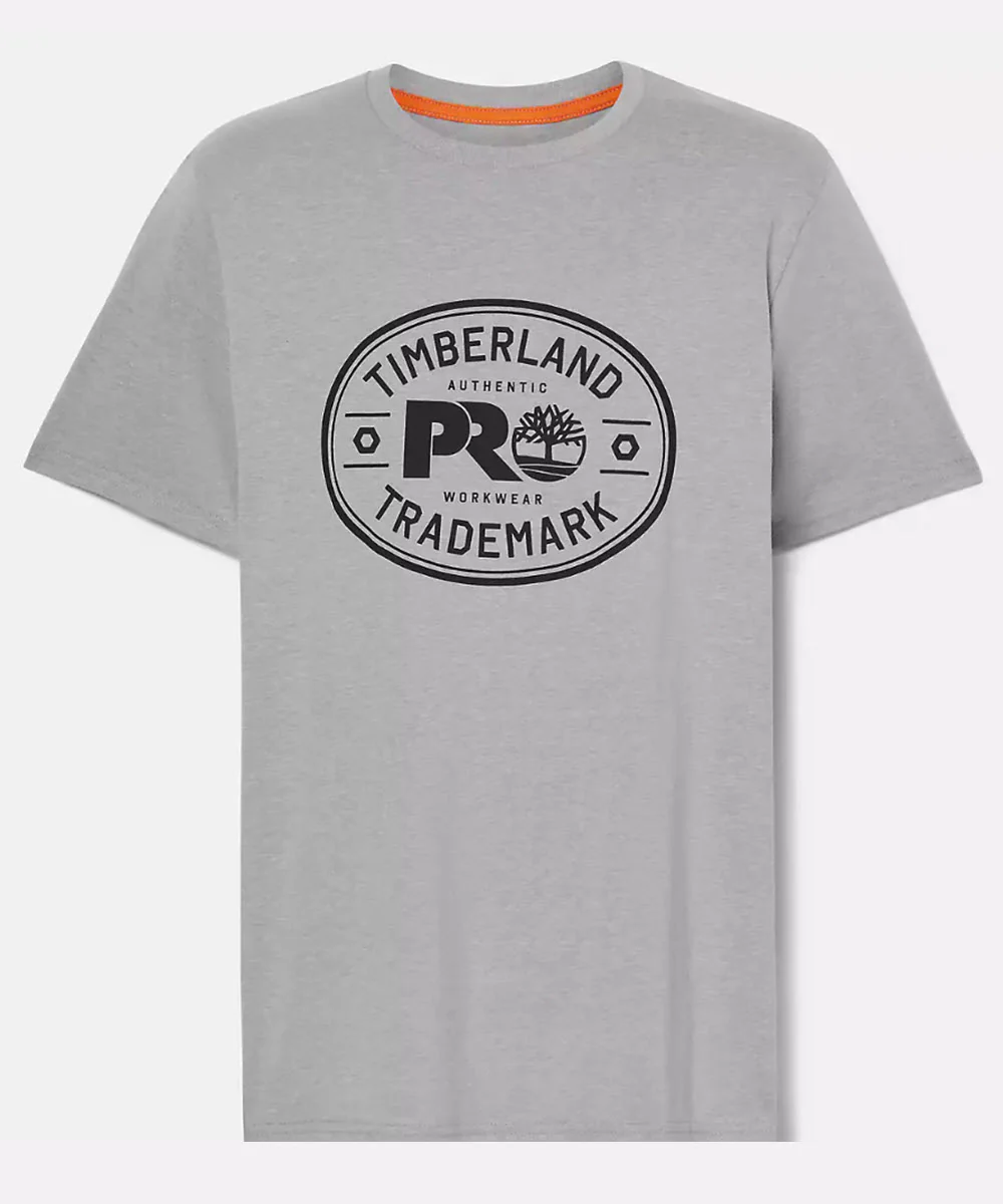Timberland PRO Men's Trademark Graphic T-shirt - Medium Grey Heather - Image 2