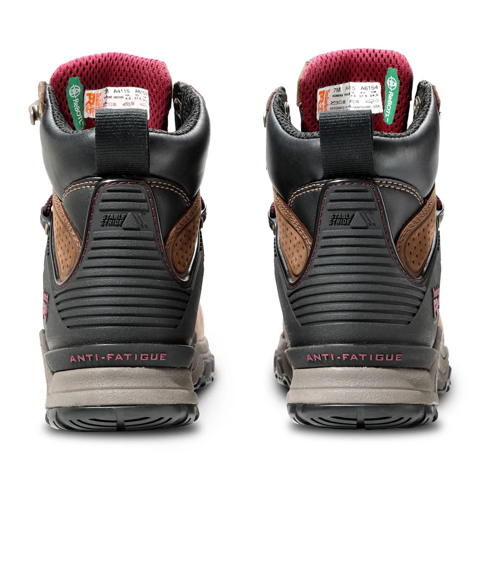 Timberland PRO Women's Hypercharge Composite Toe Work Boots - Brown - Image 4