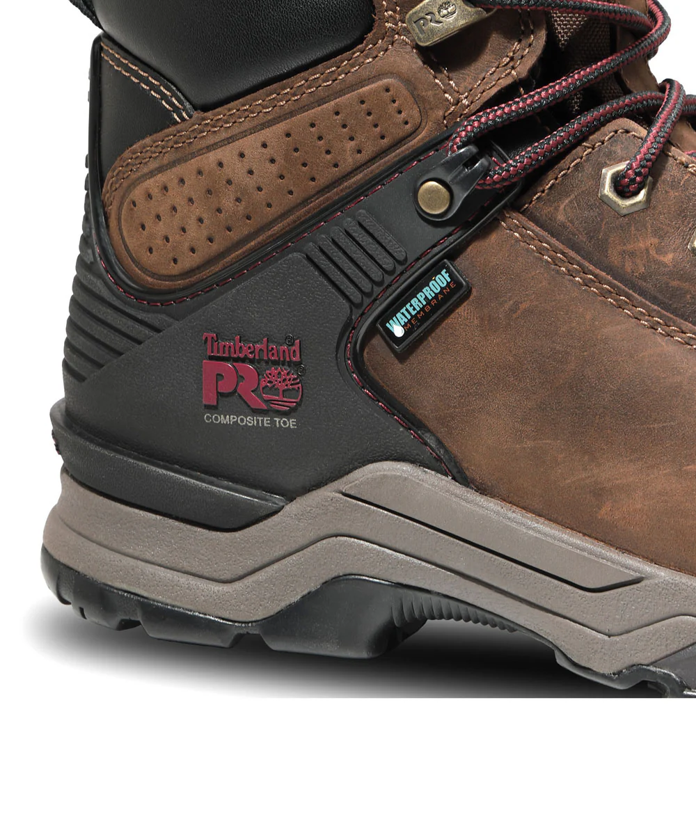 Timberland PRO Women's Hypercharge Composite Toe Work Boots - Brown - Image 6
